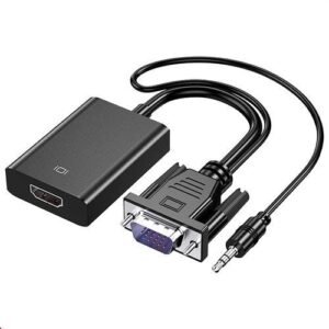 Adaptateur VGA Male vers HDMI Output 1080P HD+ Audio