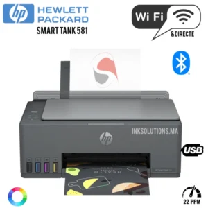 HP Smart Tank 581 Imprimante multifonction à réservoirs rechargeables
