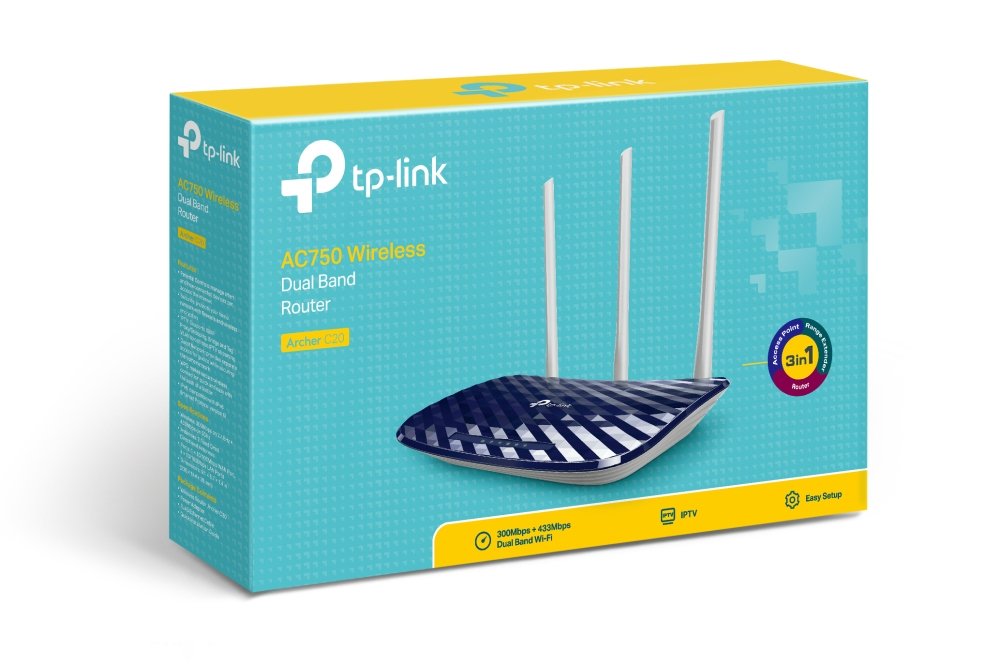 ACCESS POINT TP-LINK AC750 WIRELESS DUAL BAND ROUTER